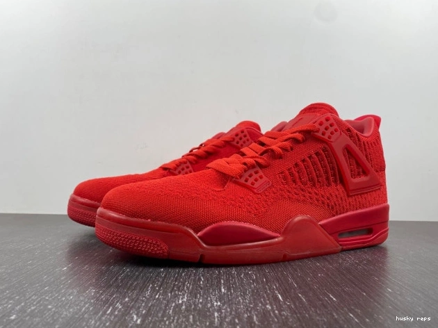 Husky Jordan AQ3559-600 4 Flyknit Retro Red 0814